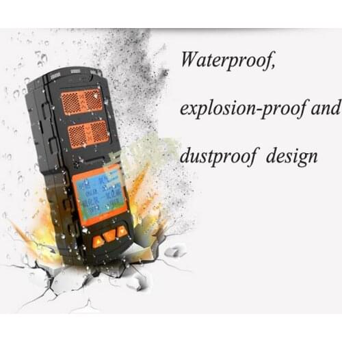 4-in-1 Gas Detector Toxic And Harmful Portable Flammable Oxygen Carbon Monoxide Hydrogen Sulfide Detection Alarm Instrument