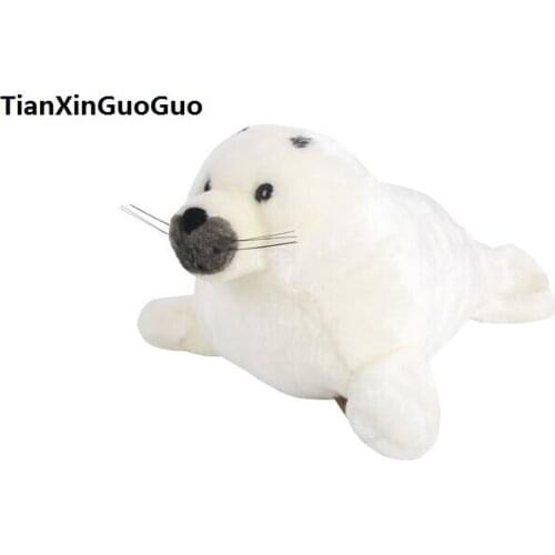 About 20cm white seal plush toy,soft doll baby toy birthday gift h2121