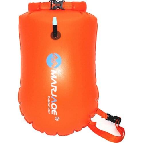 Outdoor PVC Thickened Swim Float Premium Waterproof Inflatable Dry Bag Swimming Buoy For Open Water Swimmers