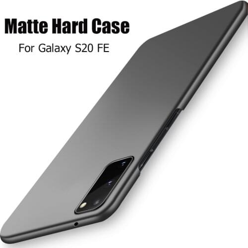 For Samsung Galaxy S20 Fan Edition 5G Case Matte Hard Back Cover For Samsung S20 Note 20 10 Ultra S20 Plus S8 S9 S10 Phone Case