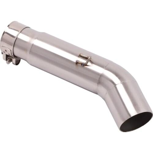 For suzuki gsr750 GSX-S750 bk750 by 2020 stainless steel middle connecting tube replace original 51mm conneting tube exhaust
