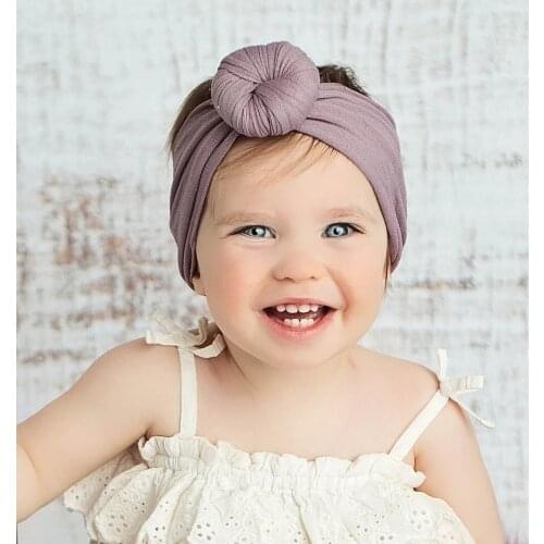 Emmababy Toddler Newborn Baby Girls Kids Big Bow Hairband Headband Stretch Turban Knot Head Wrap Color