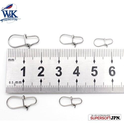 Hot-Sale Fishing Lock Snap at 5 Kinds Size SS Fishing Gear Accessories High Quality Swivel Snap for Hard Lure