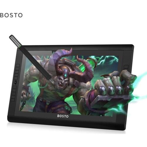 BOSTO Artista 22HDX 21.5 Inch Graphic Monitor Drawing Tablet HD IPS Display Screen 20pcs express key and Adjustable Stand