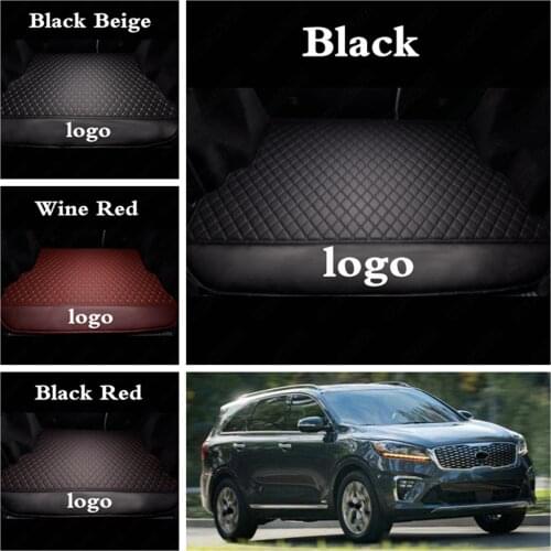Car Rear Boot Trunk Mats Cargo Liners for KIA Niro Sorento Sportage Sedona Soul Forte Optima Rio Soul Rio 3 Forte Ceed Stinger