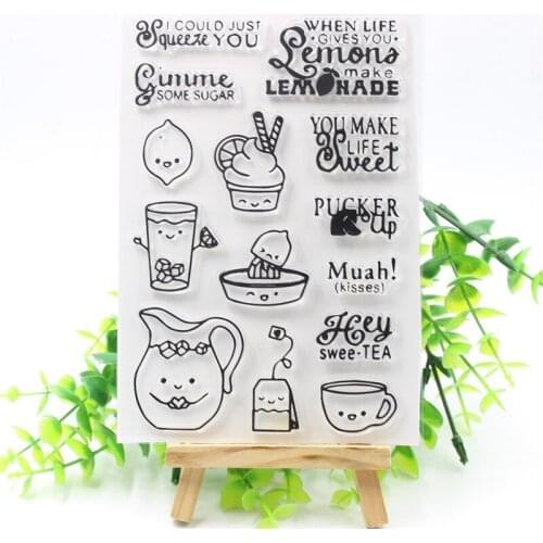 KSCRAFT Sweet Transparent Clear Silicone Stamps for DIY Scrapbooking/Card Making/Kids Fun Decoration Supplies 396