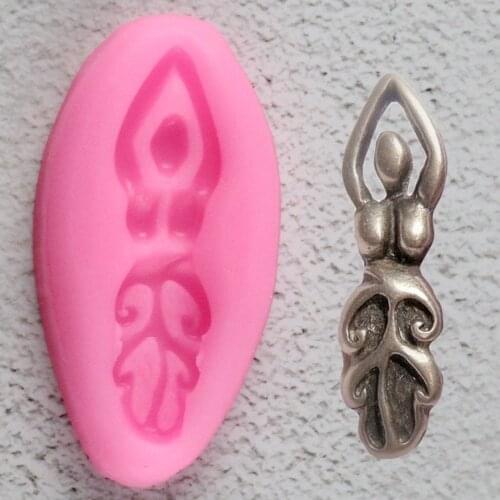 Mini Mold Fondant Silicone Mold Woman Cake Decorating Tools Rose Silicone Mold Resin Clay Moulds Baking Tools