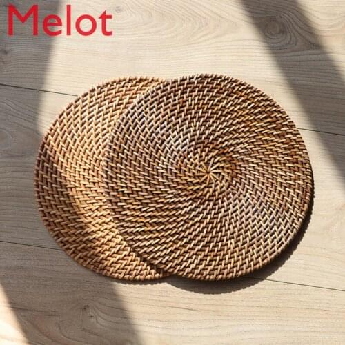 Rattan Placemat Natural Placemat Handmade Table Mat Heat Proof Mat Teapot Mat Placemat Potholder