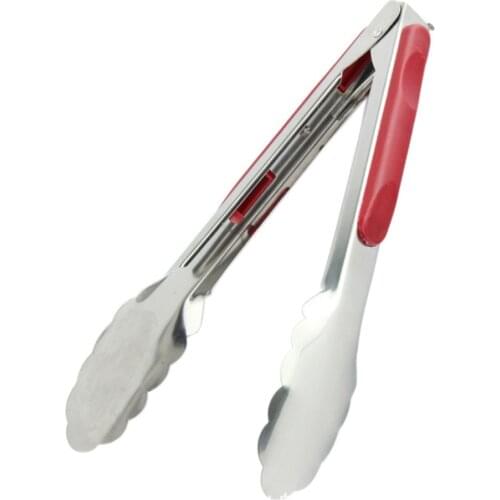 Stainless Steel BBQ Grilling Tong Salad Tong Clip Lock for Home Kitchen Grill Food Practical BBQ Tools Kitchen Accessories