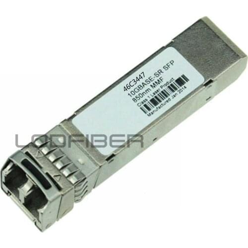 LODFIBER 46C3447 I-B-M B-N-T Compatible 10GBASE-SR SFP+ 850nm 300m DOM Transceiver