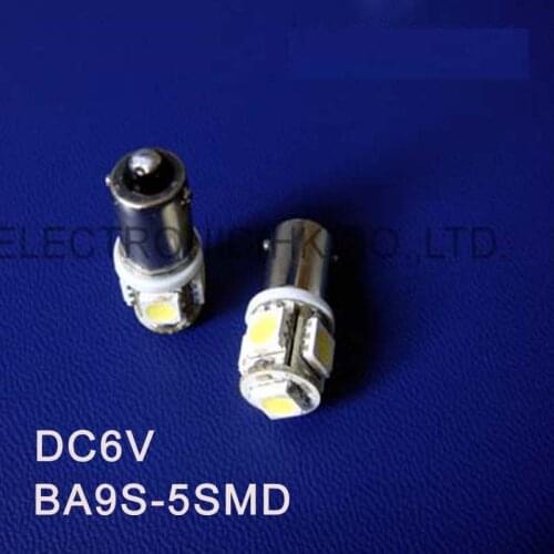 High quality DC6.3V 6V BA9S Led Warning Signal,Indicating Lamp,Pilot lamp,Instrument Light,pinballs Bulbs free shipping 5pcs/lot