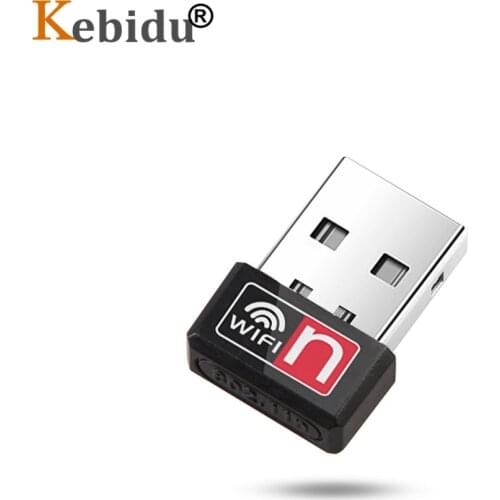 Kebidu MT7601 150Mbps WiFi Adapter 2.4G Network Card Antenna Receiver Mini USB Wi-Fi Adapter For PC USB Ethernet WiFi Dongle
