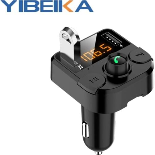 YIBEIKA 3.6A USB fast There is no noise Car kit Bluetooth FM transmitter Audio music modulator MP3 player hands-free wireless