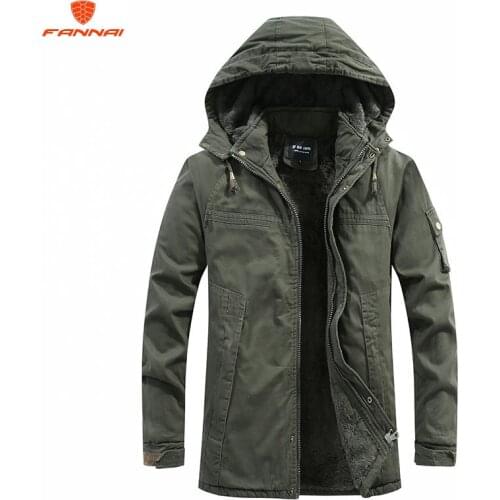 Winter Jacket Men Brand Clothing Fashion new Casual Thick Warm Mens Coats Parkas Military Overcoat clothing M-4XL