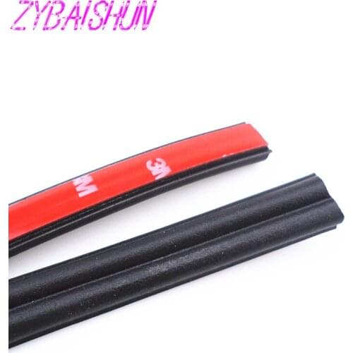 ZYBAISHUN 4 meters b type sealant auto door use in car door B pillar car rubber gasket for soundproofing door sealing