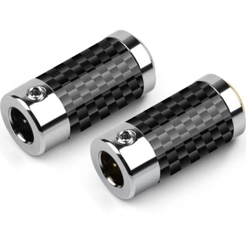 2.5mm 3.5mm Female Balanced Audio Jack Seat Metal Hifi Earphone Plug Copper Gold Carbon Fiber Headphone Adapter DIY