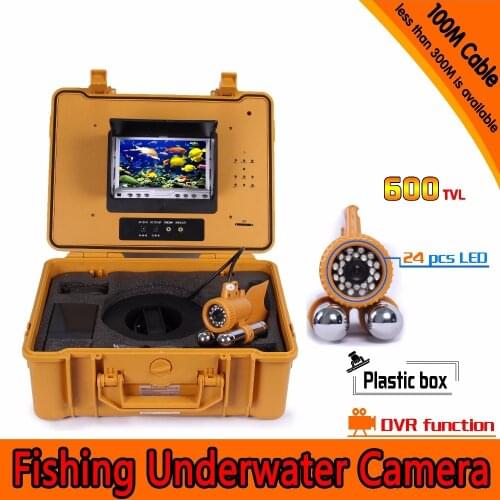 600TVL 100M Under-Water DVR AV Endoscope Camera With 7 Inch LCD Screen
