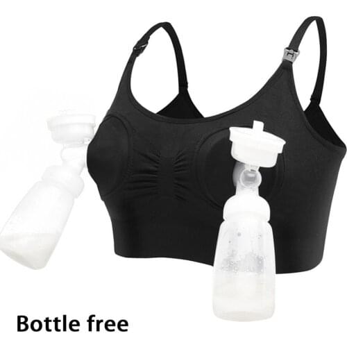 Maternity Bra Breast Pump Special Nursing Bra Hand Free Pregnancy Clothes Breastfeeding Accessories Pumping Bra Can Wear All Day