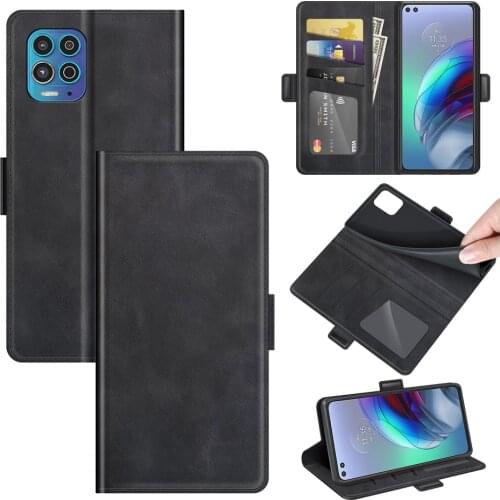 Case For MOTO G100 Leather Wallet Flip Cover Vintage Magnet Phone Case For MOTO Edge S Coque