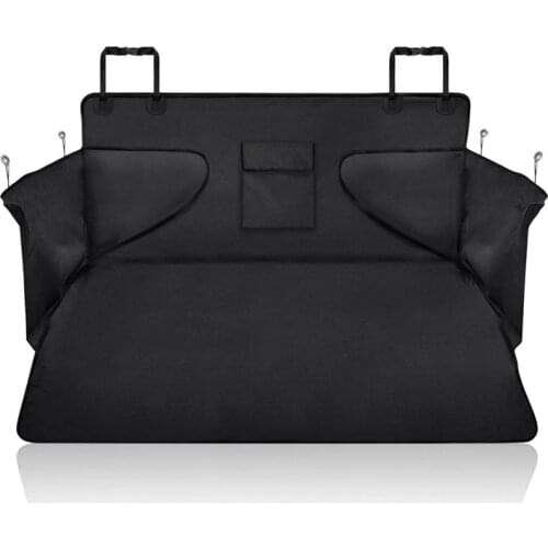 HLZS-Dog Trunk Protector Dog Waterproof Trunk Cover For Dogs Car Universal Dog Protective Cover With Side Guard Protective Cover