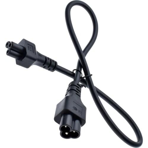 Micky 3Pin Male to Female Extension Cable ,IEC 320 C5 Female to C6 Male Extension Cable With switch,About 60CM,1 PCS