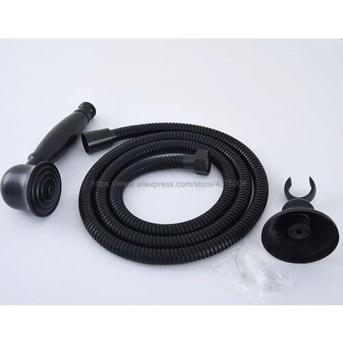 Oil Rubbed Bronze Bathroom Water Saving Hand Held Shower Head with 1.5M hose and Bracket Nhh072