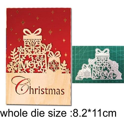 Metal cutting dies cut die mold Christmas decoration ornament box Scrapbooking paper craft knife mould blade punch stencils dies