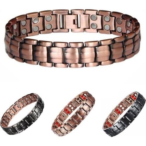 Fashion Two-Tone Magnet Magnetic Therapy Bracelet Bracelet For Women Luxury Jewelry Charm Bracelet Help Lose Weight Help Sleep