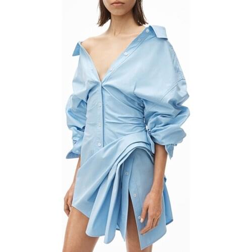 Женские рубашки с рюшами NINA ELIZA China At AliExpress