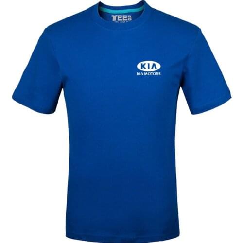 2021 New Summer Brand Tshirts Mens KIA logo T shirt Cool Casual prnted t shirt men Unisex Fashion t shirt funny tops G