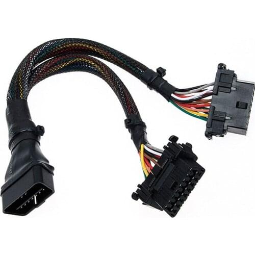 Original Cable OBD2 Conversion Interface One Drag Two Extension Cable