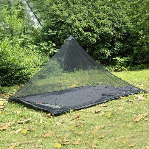 Camping Tent Ultralight Mosquito Repellent Mesh Net Outdoor Insect Bugs Shelter Pyramid Mesh Net Camping For Travel Sleeping