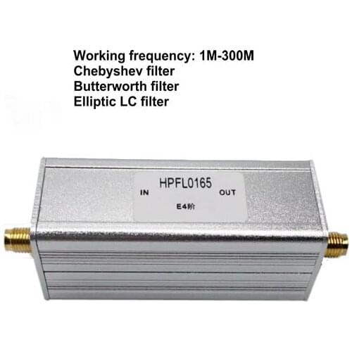 Passive Filter 10W 1M-500M Low Pass High Pass Elliptical Filter