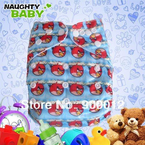 Nautybaby Special Colors Nappies Leak-proof Reusable Nappy with PUL Baby Cloth Nappy 10 diaper covers+10 Microfiber inserts