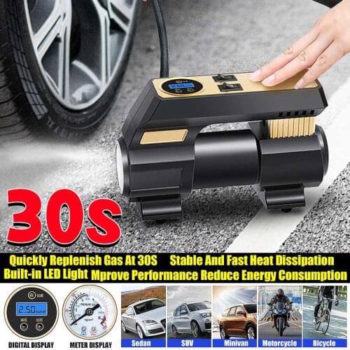 Portable Digital Car Tire Inflator Auto Compressor 12V Car Air Pump for Inflatable Car Tire Digital LCD Display For Car SUV Tire