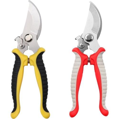 Garden Pruning Shears 7.5in Tree Trimmer Ergonomic Gardening Tool Non-slip and Labor Saving Manual Pruning Shears Tree Branch