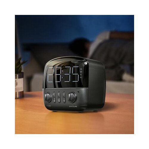 SOAIY S39 multifunctional bluetooth speaker retro home portable mini subwoofer with microphone alarm clock radio/AUX/TF card