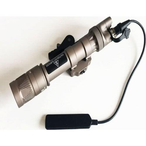 Tactical Light M622V Weaponlight Constant & Strobe Scout Flashlight with ADM Mount Quick Release Base Rifle Hunting