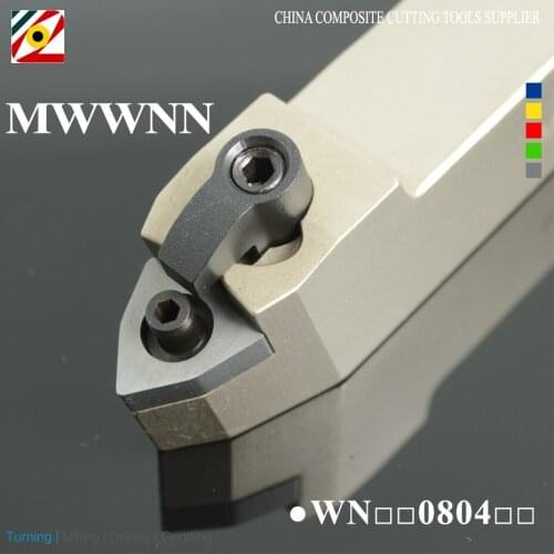 EDGEV MWWNN MWWNN2020K08 MWWNN2525M08 CNC Lathe Cutter External Turning Tool Holder For Carbide Inserts WNMG080404 WNMG431 432
