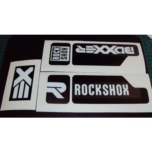 For 1Set RockShox Boxxer Decal Sticker set DH MTB Freeride Downhill Moto Dirt r2c2 Custom Car Styling