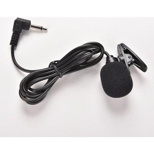 1pcs 3.5mm Mini Studio Speech Mic Microphone Clip On Lapel For PC Desktop Notebook