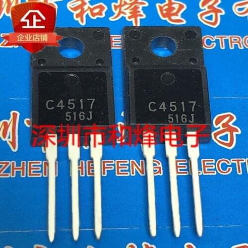 10PCS C4517 2SC4517 TO-220F 900V 3A 100% New&original