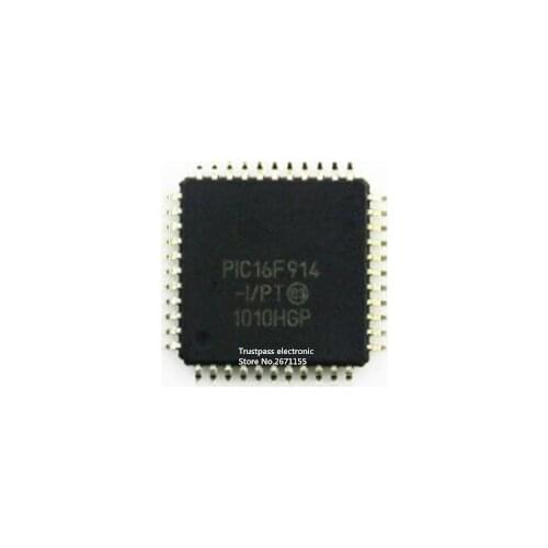 100% NEW ORIGINAL PIC16F914-I/PT PIC16F914 QFP-44