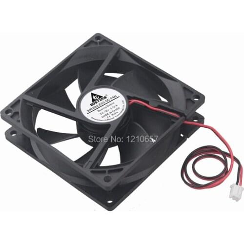 5 PCS LOT Gdstime 92mm 92x25mm 9.2cm 9225 DC 12V 2Pin Brushless Cooler Fan