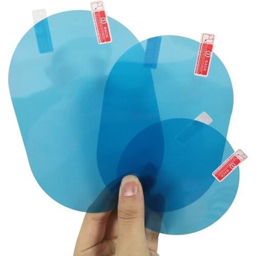 Car Rearview Mirror Protective Film Anti Fog Window Clear Rainproof Rear View Mirror Protective Soft Film Auto Accessories
