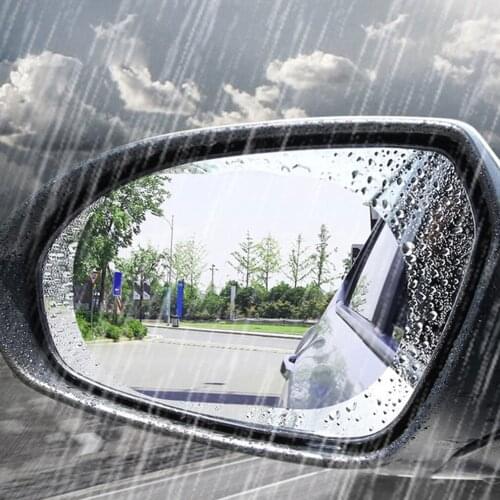 Car Rearview Mirror Protective Film Anti Fog Window Clear Rainproof Rear View Mirror Protective Soft Film Auto Accessories