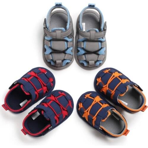 Toddler shoes 2019 Summer Baby boys sandals soft sole anti kids baby sandals breathable PU children sandals