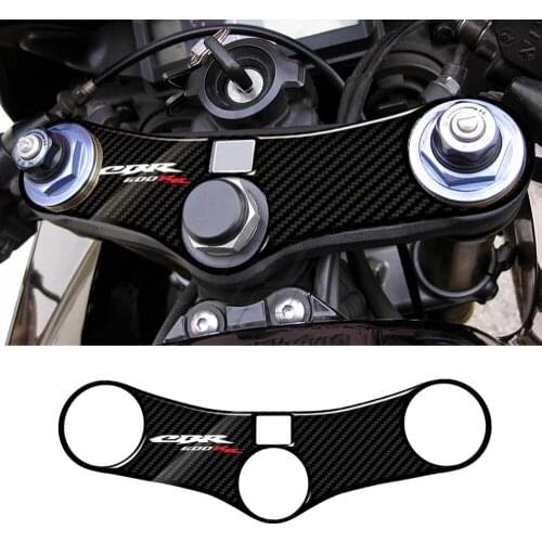 For Honda CBR600RR 2005-2006 3D Carbon-look Upper Triple Yoke Defender