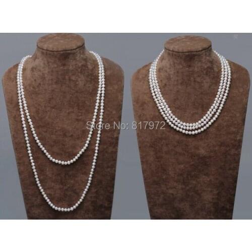 Elegant Wedding Top Real pearl 9-10mm Bead Natural highlight Fashion Handmade Necklaces sweater chain women Jewelry Freshwater