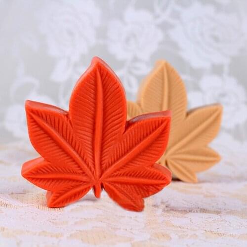 PRZY Maple Leaf Mold Soap Molds Handmade Mould Silicone Molds Soap Fondant Clay Resin Moulds Candle Mould